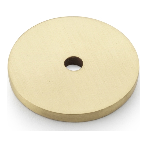 AW895-30-SB • 30mm • Satin Brass • Alexander & Wilks Circular Backplate